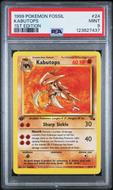 Image for 1999 Pokemon Fossil Kabutops 1st Edition 24/62 PSA 9