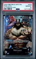 Image for 2024 One Piece 500 Years in the Future Rob Lucci Alternate Art #OP07-079 PSA 10