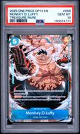 Image for 2025 One Piece Carrying on His Will Monkey D Luffy Treasure Rare #058 PSA 10