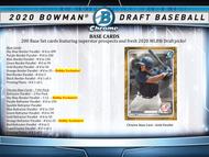 Image for 2020 Bowman Draft Baseball Hobby Jumbo Box (Reed Buy)
