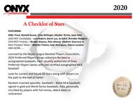 Image for 2020 Onyx Preferred Players Collection Baseball Hobby 3-Box Case (Reed Buy)