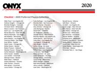 Image for 2020 Onyx Preferred Players Collection Baseball Hobby 3-Box Case (Reed Buy)