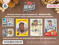 Image for 2020 Topps Archives Signature Series Retired Player Edition Baseball Hobby Box