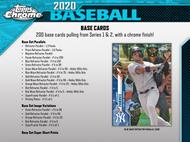 Image for 2020 Topps Chrome Baseball Hobby Jumbo Box