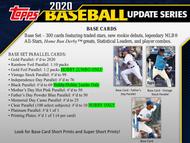 Image for 2020 Topps Update Series Baseball Hobby Jumbo Box