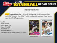Image for 2020 Topps Update Series Baseball Hobby Jumbo Box