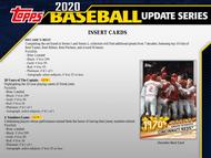 Image for 2020 Topps Update Series Baseball Hobby Jumbo Box