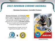 Image for 2022 Bowman Chrome Baseball Hobby Box