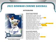 Image for 2022 Bowman Chrome Baseball Hobby Box