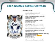 Image for 2022 Bowman Chrome Baseball Hobby Box