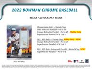 Image for 2022 Bowman Chrome Baseball Hobby Box