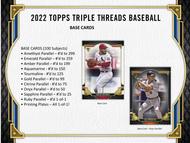 Image for 2022 Topps Triple Threads Baseball Hobby Box