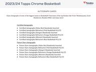 Image for 2023/24 Topps Chrome Basketball Monster Box