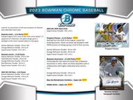 Image for 2023 Bowman Chrome Baseball Hobby Box