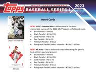 Image for 2023 Topps Series 1 Baseball Hobby Box