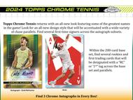 Image for 2024 Topps Chrome Tennis Hobby Box