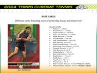 Image for 2024 Topps Chrome Tennis Hobby Box