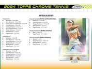 Image for 2024 Topps Chrome Tennis Hobby Box