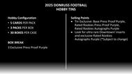 Image for 2025 Panini Donruss Football Winter Holiday 60-Tin Case (Box)