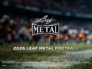 Image for 2026 Leaf Metal Football Hobby 10-Box Case