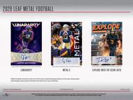 Image for 2026 Leaf Metal Football Hobby 10-Box Case