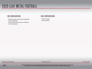 Image for 2026 Leaf Metal Football Hobby 10-Box Case