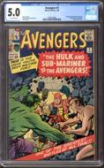 Image for Avengers #3 CGC 5.0 (OW) *2100153002*