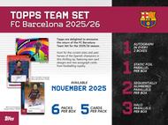 Image for 2025/26 Topps FC Barcelona Soccer Team Set Box