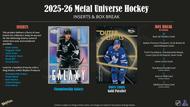 Image for 2025/26 Upper Deck Skybox Metal Universe Hockey Hobby Box