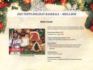 Image for 2025 Topps Holiday Baseball Mega 20-Box Case