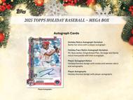 Image for 2025 Topps Holiday Baseball Mega 20-Box Case