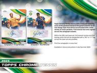 Image for 2025 Topps Chrome Tennis Delight 12-Box Case