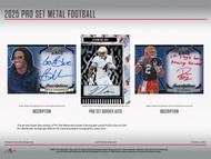 Image for 2025 Leaf Pro Set Metal Football Hobby 10-Box Case
