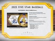 Image for 2025 Topps Five Star Baseball Hobby Box