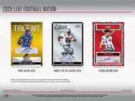Image for 2025 Leaf Football Nation Hobby Jumbo Box