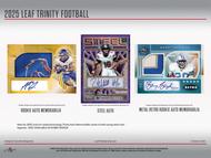 Image for 2025 Leaf Trinity Football Hobby Jumbo Box