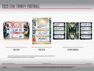 Image for 2025 Leaf Trinity Football Hobby Jumbo Box
