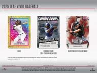 Image for 2025 Leaf Vivid Baseball Hobby Box