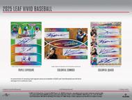Image for 2025 Leaf Vivid Baseball Hobby Box