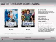 Image for 2025 Leaf Eclectic Signature Series Football Mythical Hobby Box