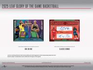 Image for 2025 Leaf Glory of the Game Basketball Hobby 10-Box Case