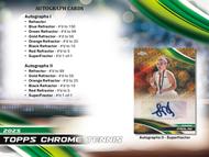 Image for 2025 Topps Chrome Tennis Hobby Box