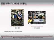 Image for 2026 Leaf Optichrome Football Hobby Jumbo 8-Box Case