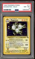 Image for Pokemon Fossil Magneton 11/62 PSA 8