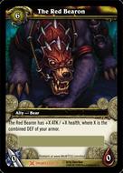 Image for World of Warcraft WoW Drums of War Single The Red Bearon (DoW-LOOT3) Unscratched Loot Card