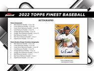 Image for 2022 Topps Finest Baseball Hobby Box