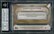 Image for 2017 Topps Triple Threads Floyd Mayweather Jr. 2-Color Patch Auto Card #TTAR-FM2 04/18 BGS 9