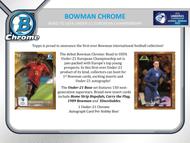 Image for 2022 Bowman Chrome Road to UEFA Under-21 European Championship Soccer Hobby 12-Box Case
