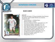 Image for 2022 Bowman Chrome Road to UEFA Under-21 European Championship Soccer Hobby 12-Box Case