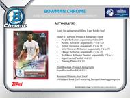Image for 2022 Bowman Chrome Road to UEFA Under-21 European Championship Soccer Hobby 12-Box Case